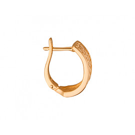 Золоті сережки з цирконом