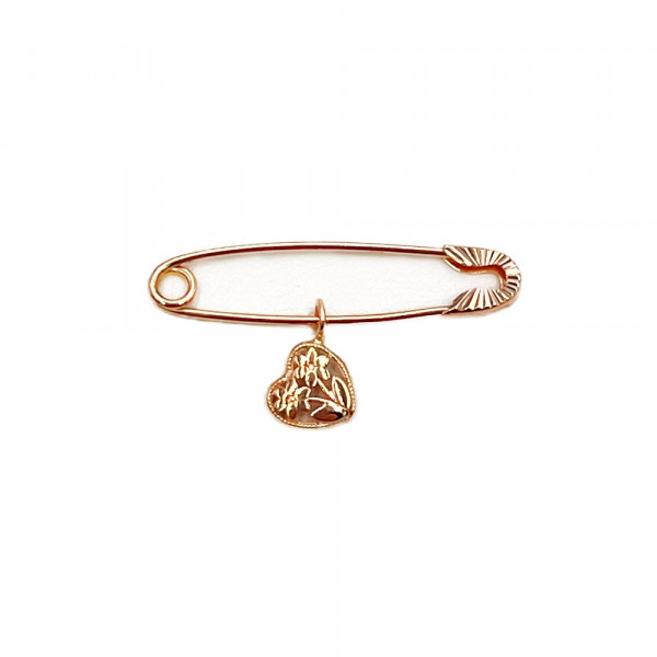 Шпилька з червоного золота «Серце»