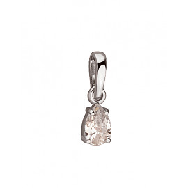 Золотой кулон с цирконом 01-200130029