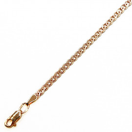 Золотая цепочка красного цвета 01-200757329