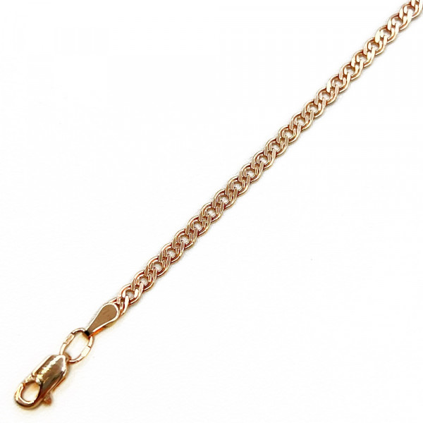 Золотая цепочка красного цвета