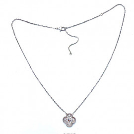 Золотая цепочка в белом цвете с желтыми бриллиантами 01-200915129