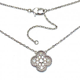 Золотий ланцюг у білому кольорі з жовтими діамантами