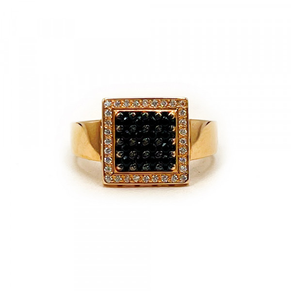 Кольцо из золота с цирконом