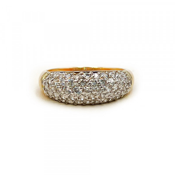 Золотое кольцо с цирконом