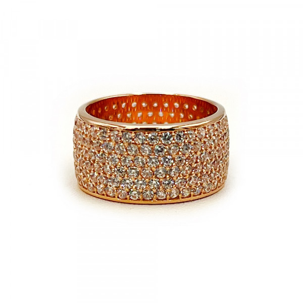 Кольцо из золота с цирконом