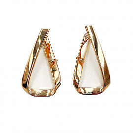 Сережки з золота червоного кольору 01-200839030