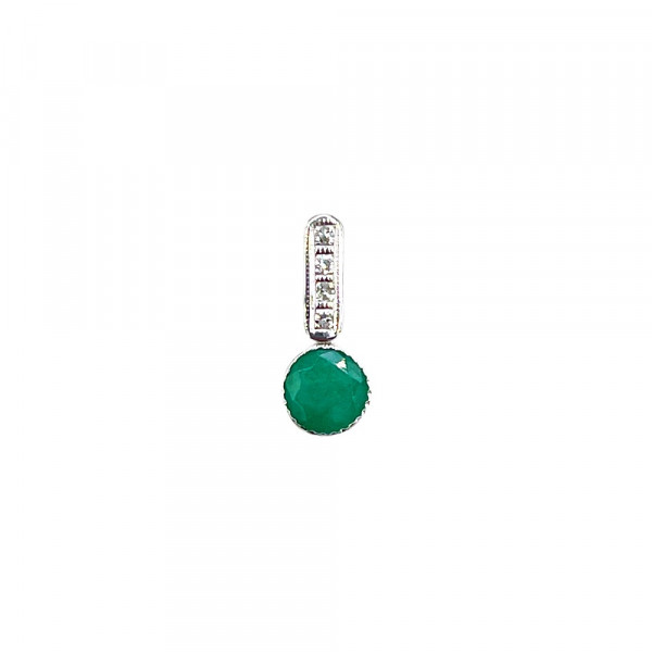 Золотой кулон с желтыми бриллиантами