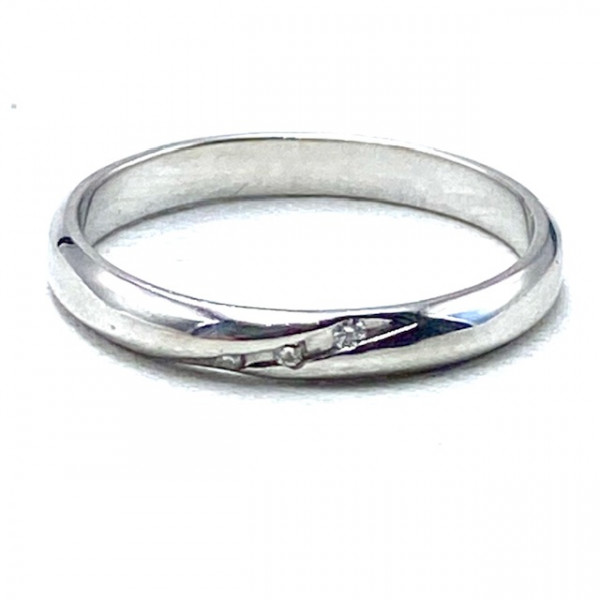 Обручка з золота з жовтими діамантами