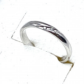 Обручка з золота з жовтими діамантами