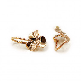 Серьги из красного золота «Цветок» 01-200748231