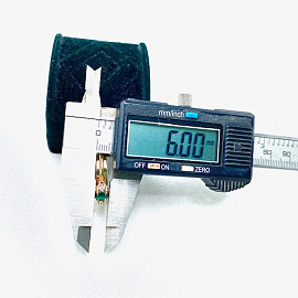 Каблучка з червоного з білим золота з жовтими діамантами та цирконом