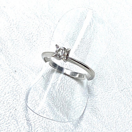 Каблучка з золота з жовтим діамантом