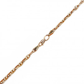 Золотая цепочка красного цвета 01-200916131