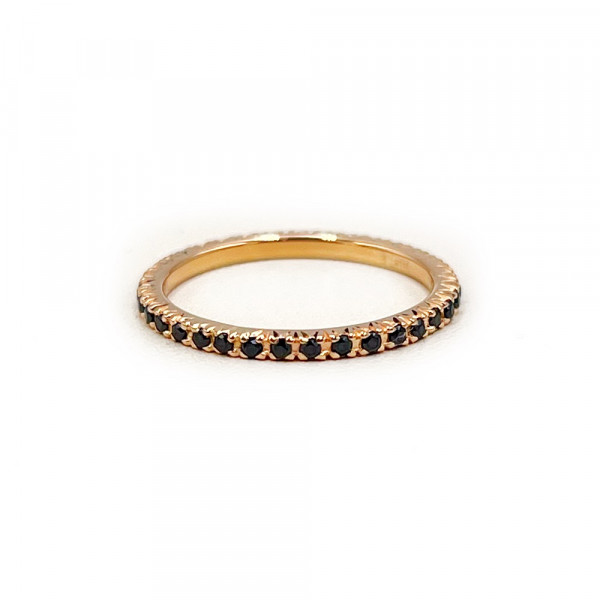 Каблучка з золота з цирконом