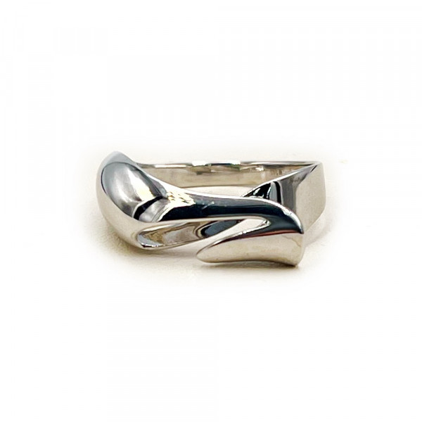 Золота каблучка білого кольору