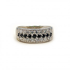 Золотое кольцо с цирконом 01-200875333