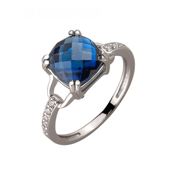 Золотое кольцо с цирконом