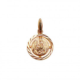 Кулон из красного золота «Водолей» 01-200319334