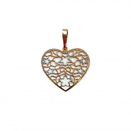 Кулон из золота красного цвета «Сердце» 01-200844434