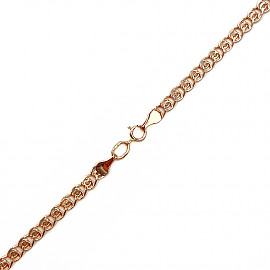 Золотая цепочка красного цвета 01-200875335