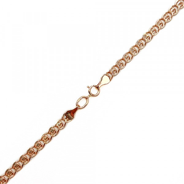 Золотая цепочка красного цвета