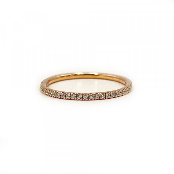 Золота каблучка з цирконом