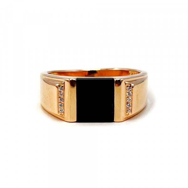 Перстень з золота з цирконом