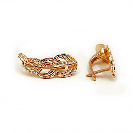 Серьги из золота в красном цвете 01-200585538