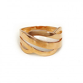 Кольцо из золота красного цвета 01-200781938