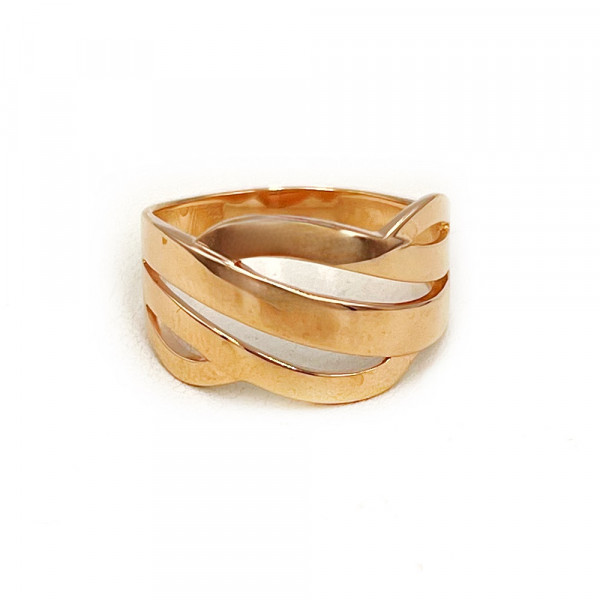 Кольцо из золота красного цвета