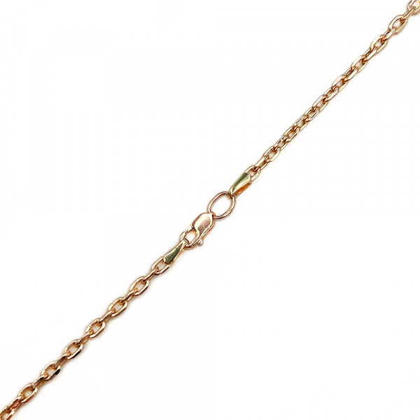 Золотий ланцюг червоного кольору