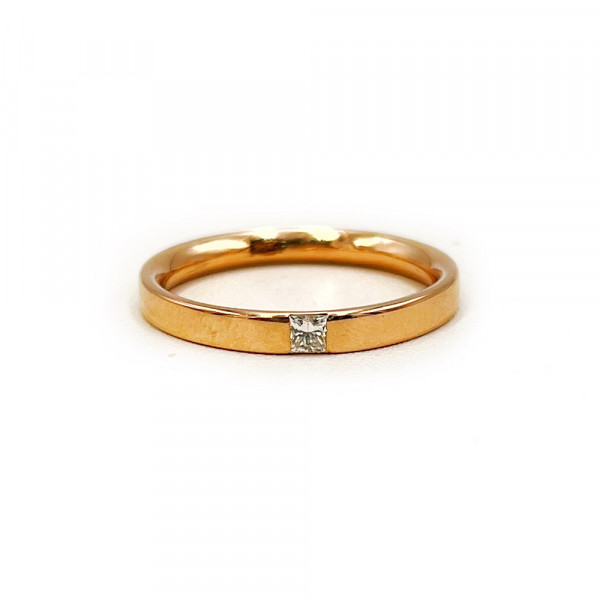 Обручка з золота червоного кольору