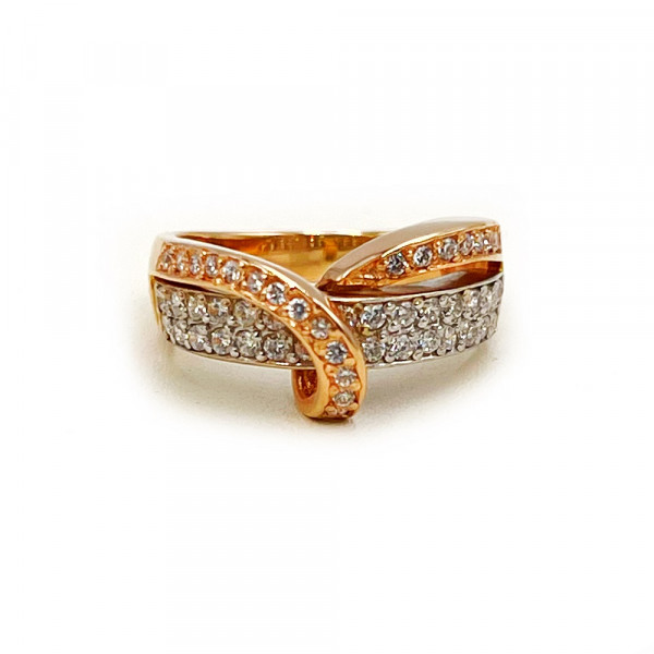 Кольцо из золота с цирконом