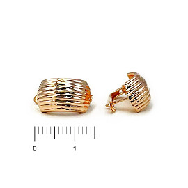 Серьги из красного золота
