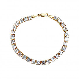 Браслет из золота с цирконом 01-200267141