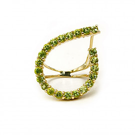 Золотое кольцо с цирконом 01-200905041