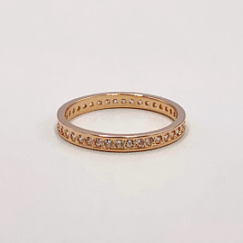 Золотое кольцо с цирконом 01-19306642