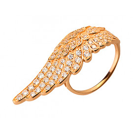 Кольцо из золота «Крыло» 01-19109343