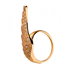Кольцо из золота «Крыло»