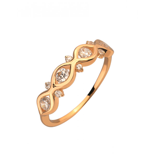 Золотое кольцо с цирконом