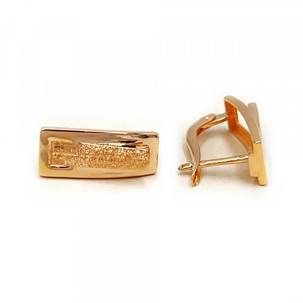 Сережки з золота у червоному кольорі