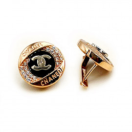 Золотые серьги в красном цвете с цирконом 01-200844443