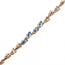 Браслет из золота с цирконом 01-200768544