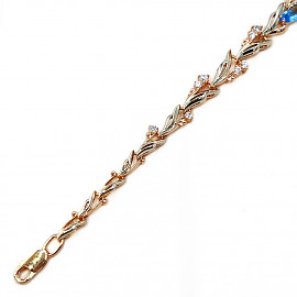 Браслет из золота с цирконом