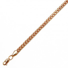 Золотий ланцюг у червоному кольорі 01-200809044