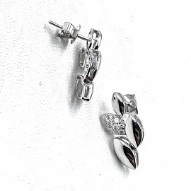 Серьги из золота с желтыми бриллиантами