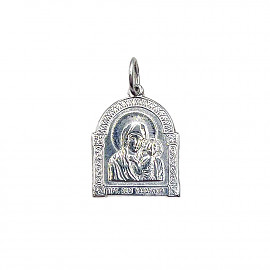 Ладанка из золота в белом цвете 01-200364646