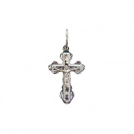 Крестик из белого золота 01-200180447
