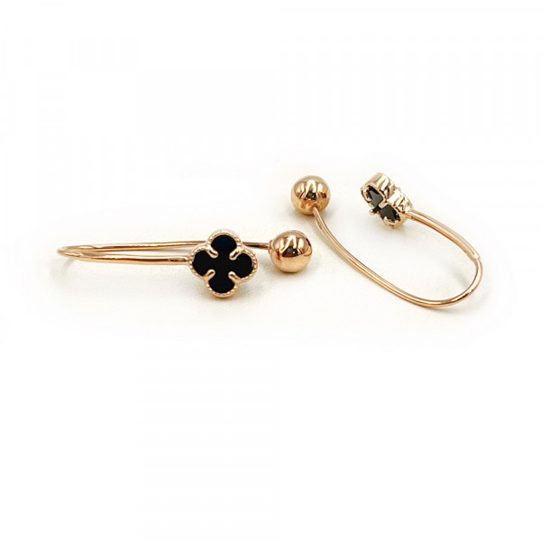 Сережки з золота з цирконом